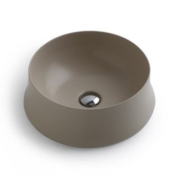 Керамическая раковина 42 см Simas Sharp, sabbia matt SH 02