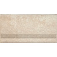 Сходинка пряма Scandiano Beige 30x60 код 1077 Ceramika Paradyz