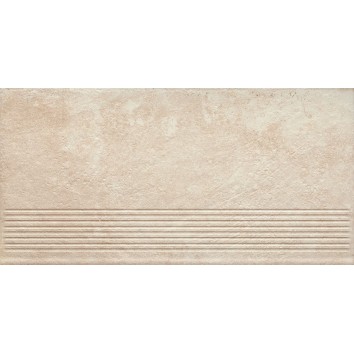 Сходинка пряма Scandiano Beige 30x60 код 1077 Ceramika Paradyz