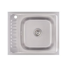 Кухонная мойка Lidz 6050-R Decor 0,6 мм (LIDZ6050R06DEC)