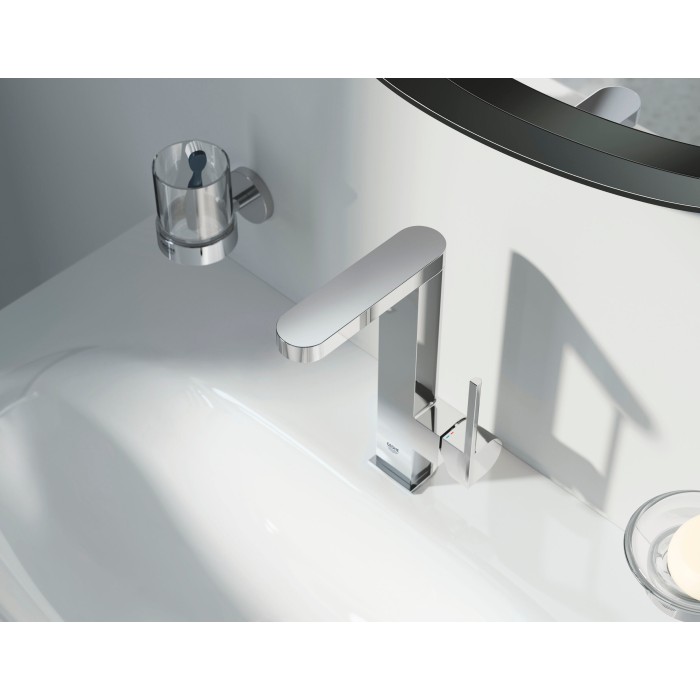 Grohe Plus Смеситель однорычажный для раковины L-Size с нажимним донним клапаном (23873003) Grohe Plus Смеситель однорычажный для раковины L-Size с нажимним донним клапаном (23873003)
