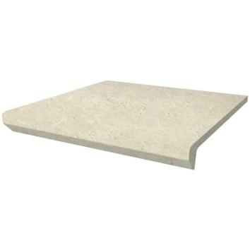 Сходинка з капіносом пряма Scandiano Beige 30x33 код 6812 Ceramika Paradyz