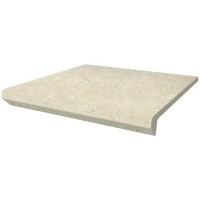 Сходинка з капіносом пряма Scandiano Beige 30x33 код 6812 Ceramika Paradyz