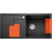 Мойка для кухни Blanco Sity XL 6 S антрацит-апельсин 525056