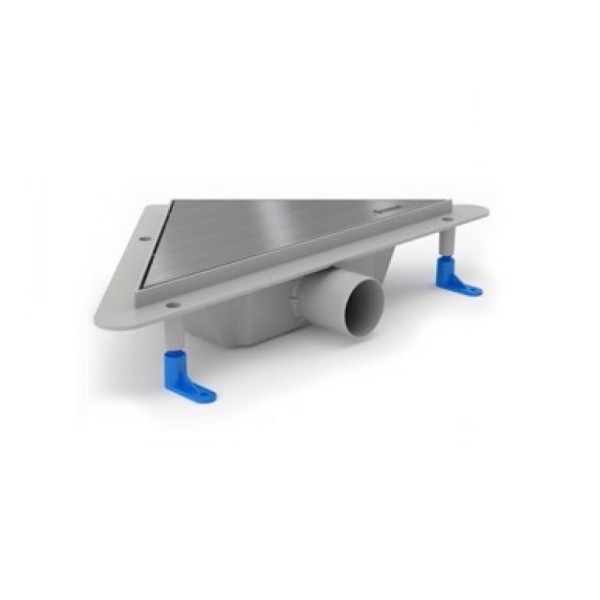 STY-KM Душевой канал Styron , угловой, решётка Klassic, сухой сифон, цвет матовый
