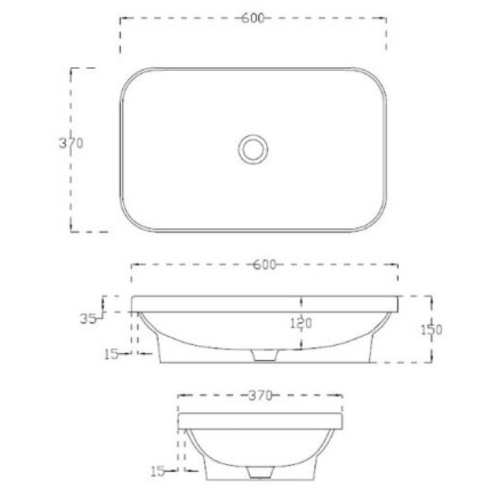 Керамическая раковина 60 см Artceram Gio Evolution, white glossy (GIL005 01;00)
