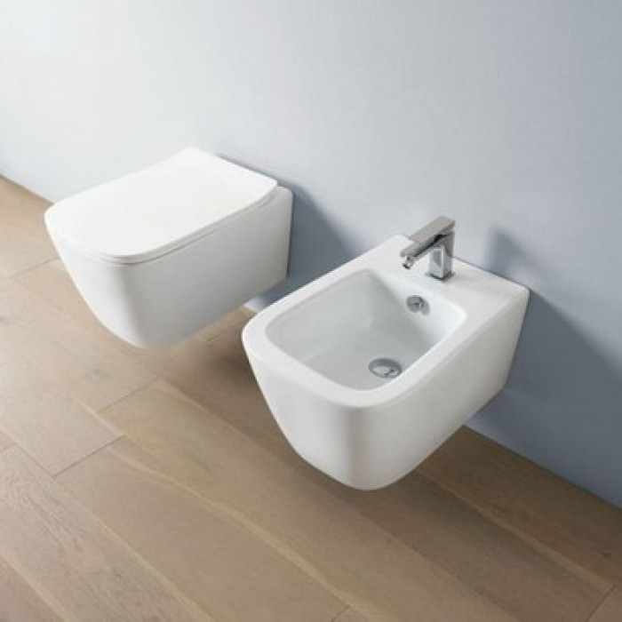 Унитаз укороченный подвесной Artceram A16 (ASV005 01;00) white glossy