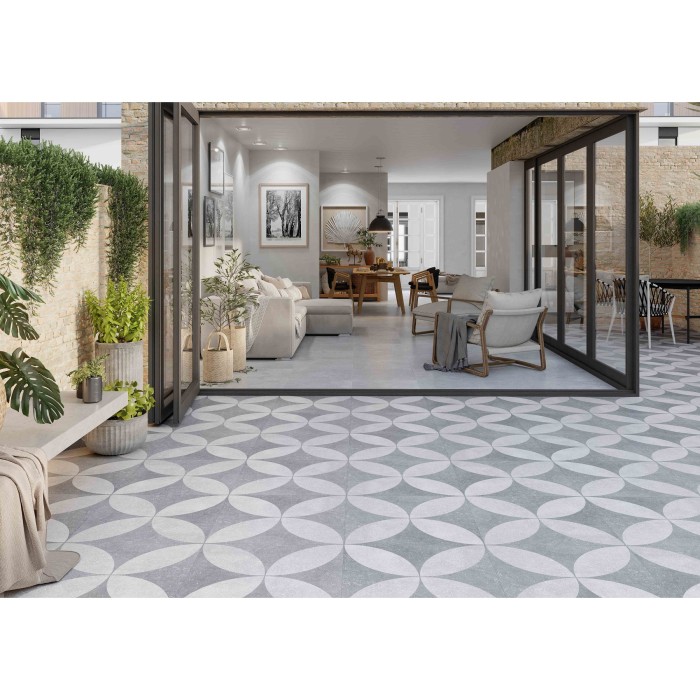 Керамогранит Rocersa HARDBLUE DEC 2 9×590×590