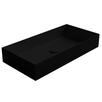 Раковина накладная на столешницу Simas Agile Nero Matt 80x40 см (AG80NERO)