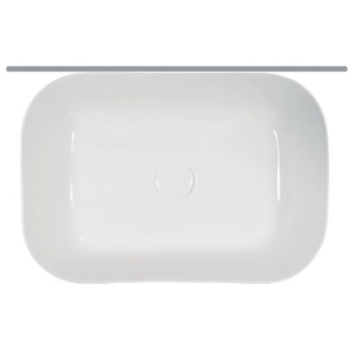 Керамическая раковина 60 см Hatria Happy Hour Slim 18:00s, белый (Y2A001)