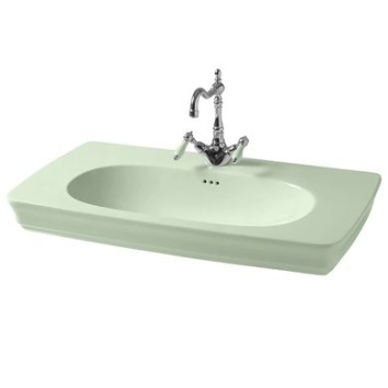 Керамическая раковина 90 см Artceram Civitas, green acquarello (CIL002 35;00)