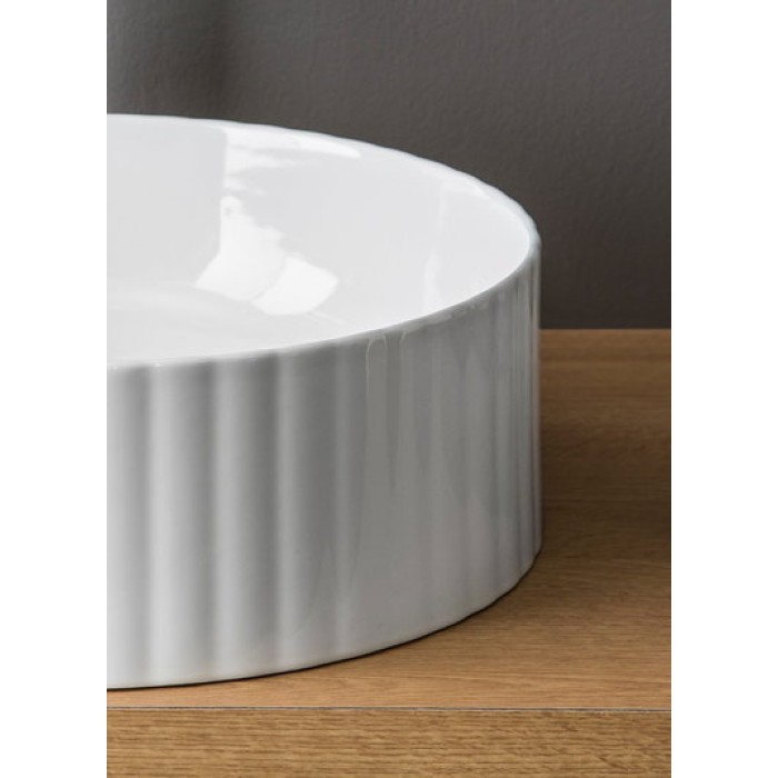 Керамическая раковина 44 см Artceram Millerighe, white glossy (OSL010 01;00)