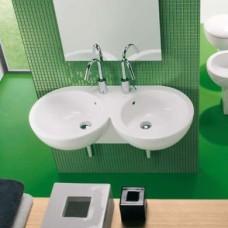 Керамическая раковина 92 см Hatria You&Me, белый (Y0HF01)