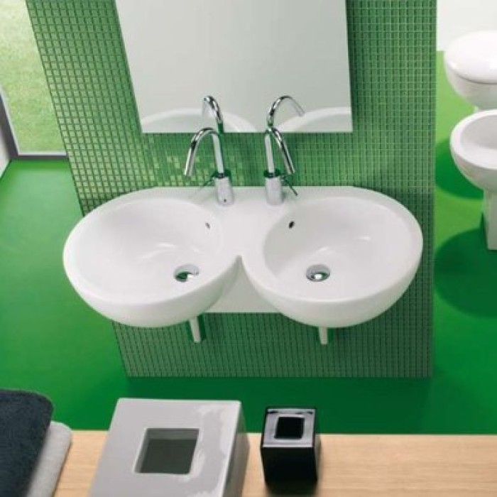 Керамическая раковина 92 см Hatria You&Me, белый (Y0HF01)