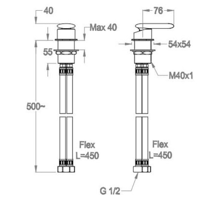 Смеситель для излива Fir Dynamica 88 (88.1617.2.10.00) Смеситель для излива Fir Dynamica 88 (88.1617.2.10.00)