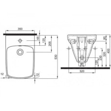 Биде подвесное Kolo Nova Pro M35103000