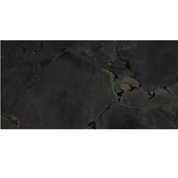 Керамограніт ITT Ceramic Jurassic Black Polished Lux Rect. 60x120 см
