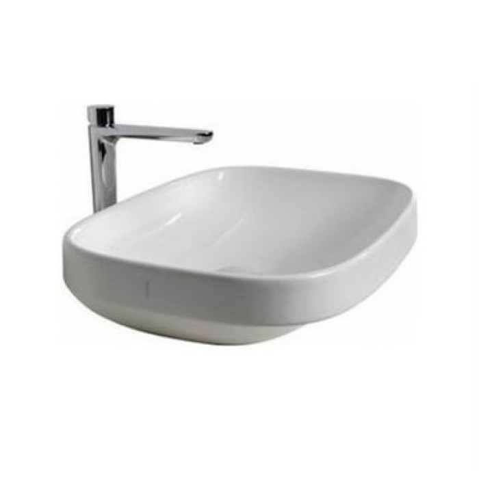 Керамическая раковина 58 см Hatria Abito, белый (YxxA01)