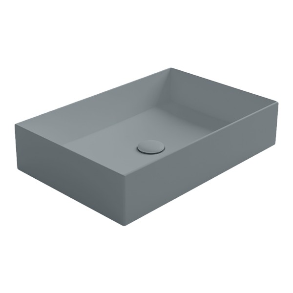 Раковина накладная на столешницу Simas Agile 60x40 см Сemento Matt (AG60CEMENTO)