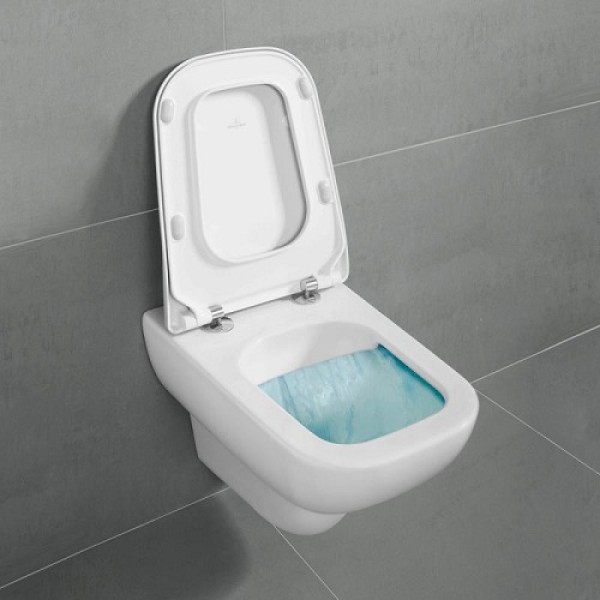 Унитаз подвесной Villeroy & Boch Joyce Directflush (5607HR01) с сидением Slimseat с функцией QuickRelease и SoftClosing (9M52S101)