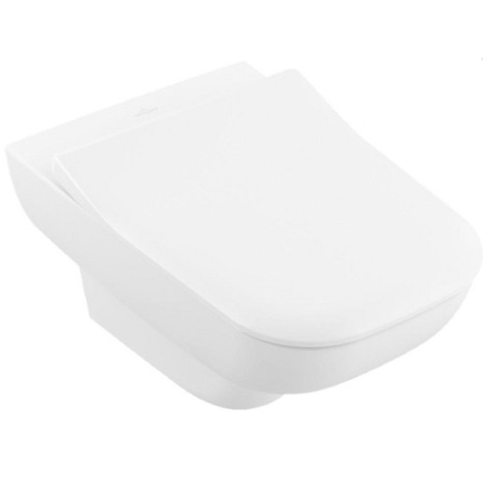 Унитаз подвесной Villeroy & Boch Joyce Directflush (5607HR01) с сидением Slimseat с функцией QuickRelease и SoftClosing (9M52S101)