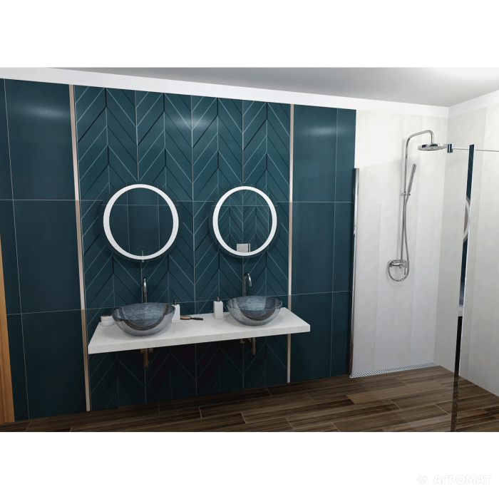 Плитка Marca Corona 4D D730 .CHEVRON WHITE MAT 10×800×400