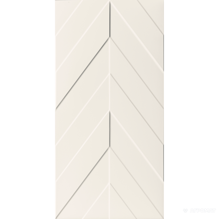Плитка Marca Corona 4D D730 .CHEVRON WHITE MAT 10×800×400
