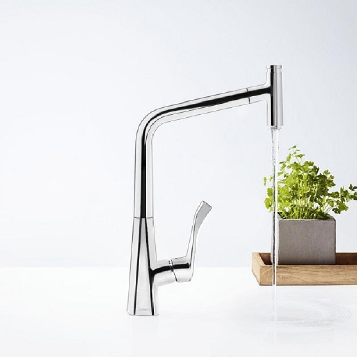 Смеситель для кухни Hansgrohe Metris Select 320 14884000 Смеситель для кухни Hansgrohe Metris Select 320 14884000
