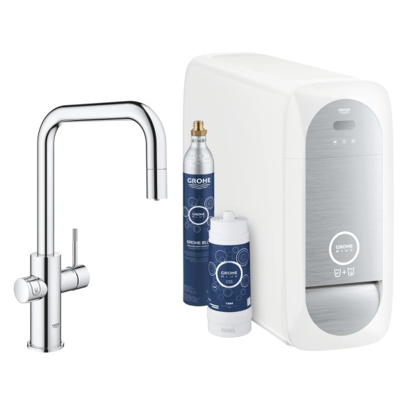 Смеситель со стартовым комплектом GROHE Blue Home 31543000