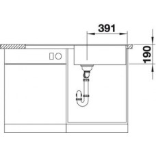 Мойка для кухни Blanco Metra XL 6 S-F алюметаллик 519151