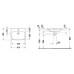 Плитка керамогранит Керамическая раковина 61,5 см Duravit DuraStyle 0374620000 для пола