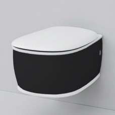 Подвесной унитаз Artceram Azuley (AZV001 01;50) white glossy/black bicolor