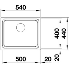 Мойка для кухни Blanco Etagon 500-IF  521840