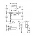 Электронный смеситель для раковины Grohe Eurosmart Cosmopolitan E L-Size 36421000