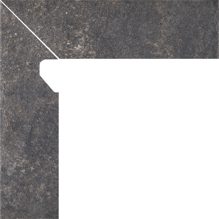 Клинкер Paradyz VIANO ANTRACITE COKOL 2 EL.-LEWY