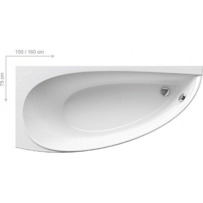 Ванна Ravak AVOCADO 160 L CQ01000000