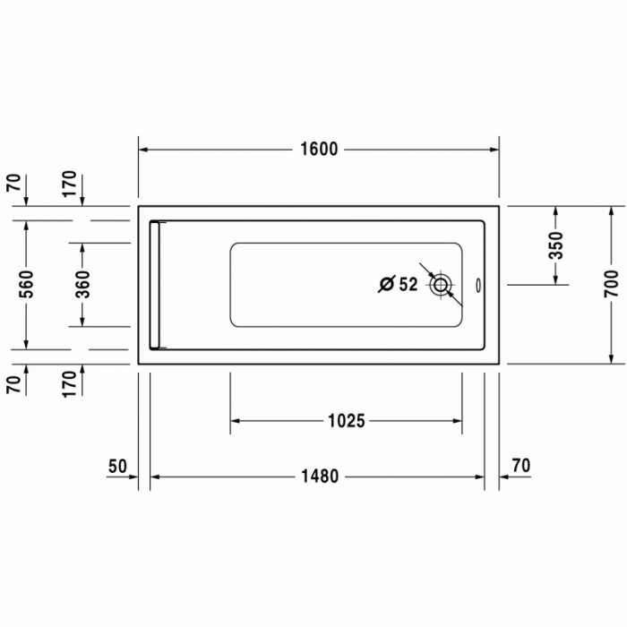 Starck ванна прямоугольная 160 см 700333000000000 в интернет-магазине «Estet Room» Starck ванна прямоугольная 160 см 700333000000000 в интернет-магазине «Estet Room»
