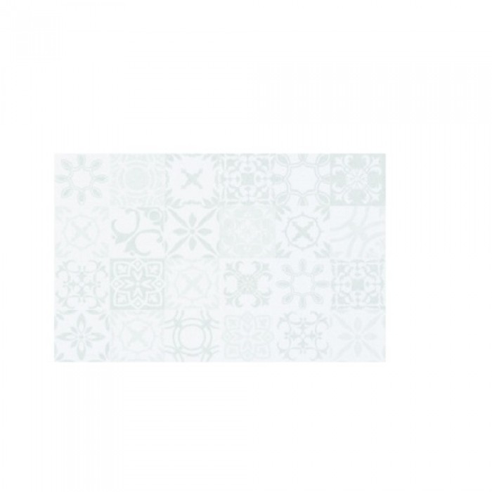 Плитка Cersanit SANSA WHITE PATTERN GLOSSY 8×400×250 под бетон