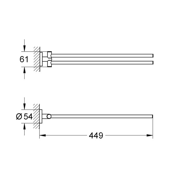 Grohe Essentials Полотенцедержатель (40371DL1)