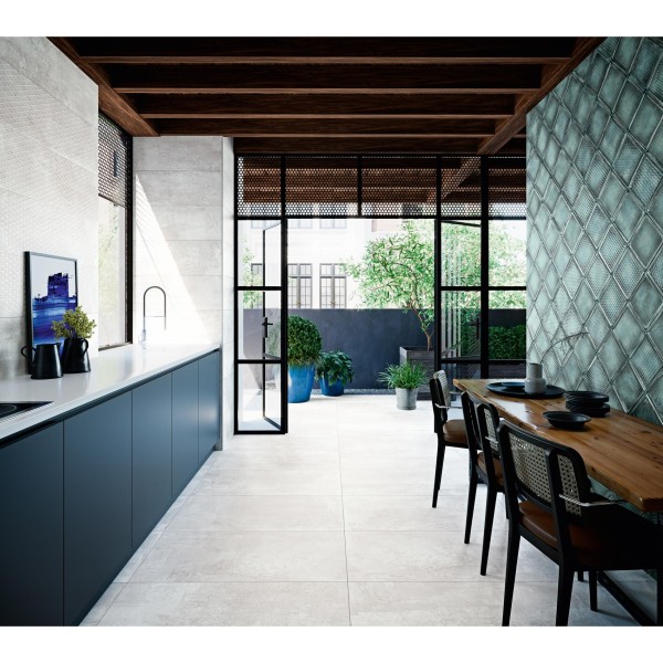 Плитка APARICI METALLIC WHITE 7×995×297