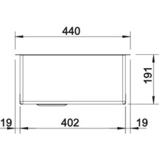 Мойка для кухни Blanco Claron 400/400-IF  521617