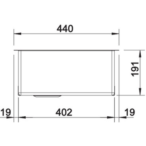 Мойка для кухни Blanco Claron 400/400-IF  521617