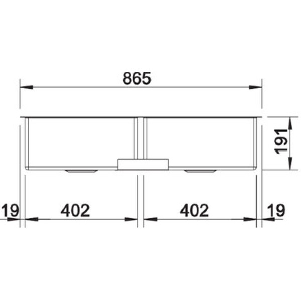 Мойка для кухни Blanco Claron 400/400-IF  521617