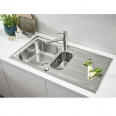 Мойдка для кухни Grohe 983x513 мм с эксцентриком, 2 чаши, матовая (31569SD0)