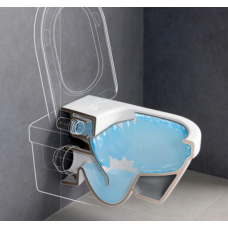 Унитаз Villeroy & Boch Avento Direct Flush (5656RS01) с сиденьем SlimSeat с функцией Soft Close 9M87S101