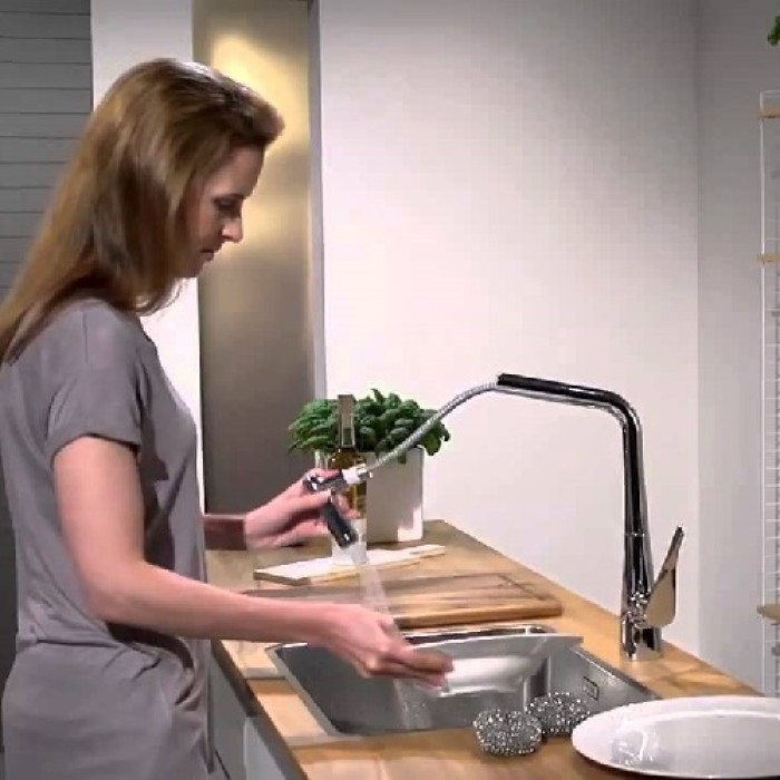 Смеситель для кухни Hansgrohe Metris 14820000 Смеситель для кухни Hansgrohe Metris 14820000