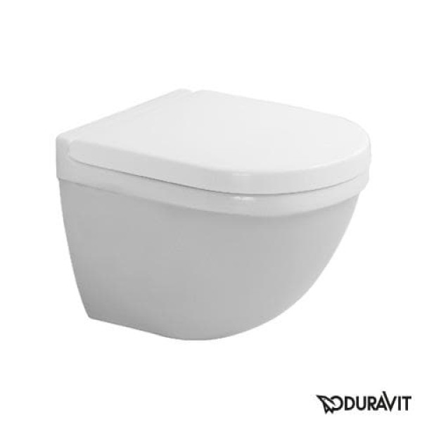 Плитка керамогранит Подвесной унитаз укороченный Duravit Starck 3 2227090000 для пола