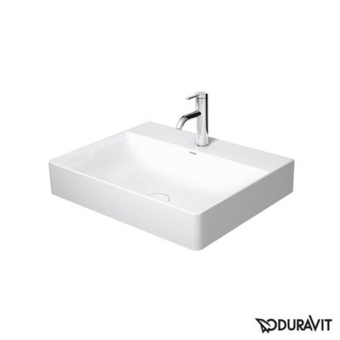 Плитка керамогранит Керамическая раковина 60 см Duravit DuraSquare 2353600071 для пола