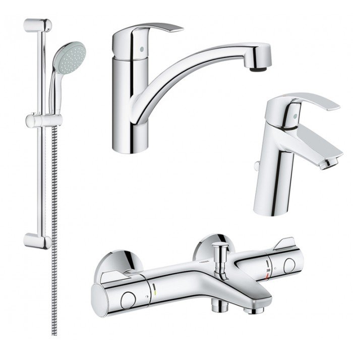 Набор смесителей для ванны Grohe Grohtherm 800 345534