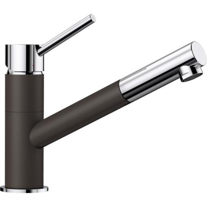 Смеситель кухонный Blanco KANO-S кофе/хром 525043